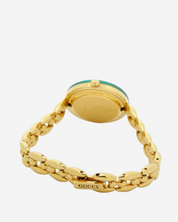 Gucci Gold Bezel Chain Watch