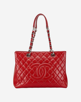 Red Chanel Tote Bag