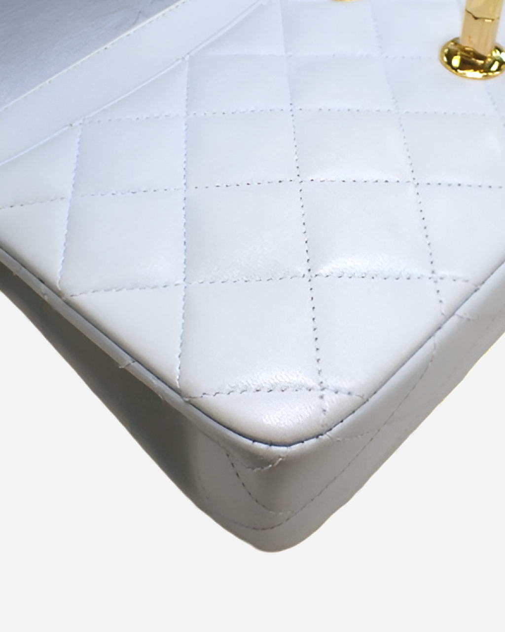 Bolsa Vintage Chanel Classic Double Flap 23cm 1991-1994