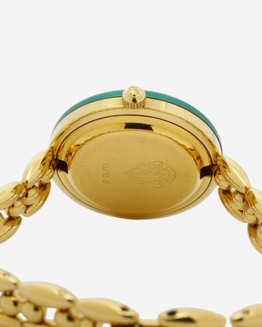 Gucci Gold Bezel Chain Watch