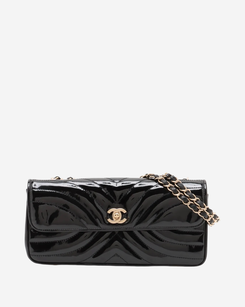 Bolsa Chanel East West Chevron 2003-2004