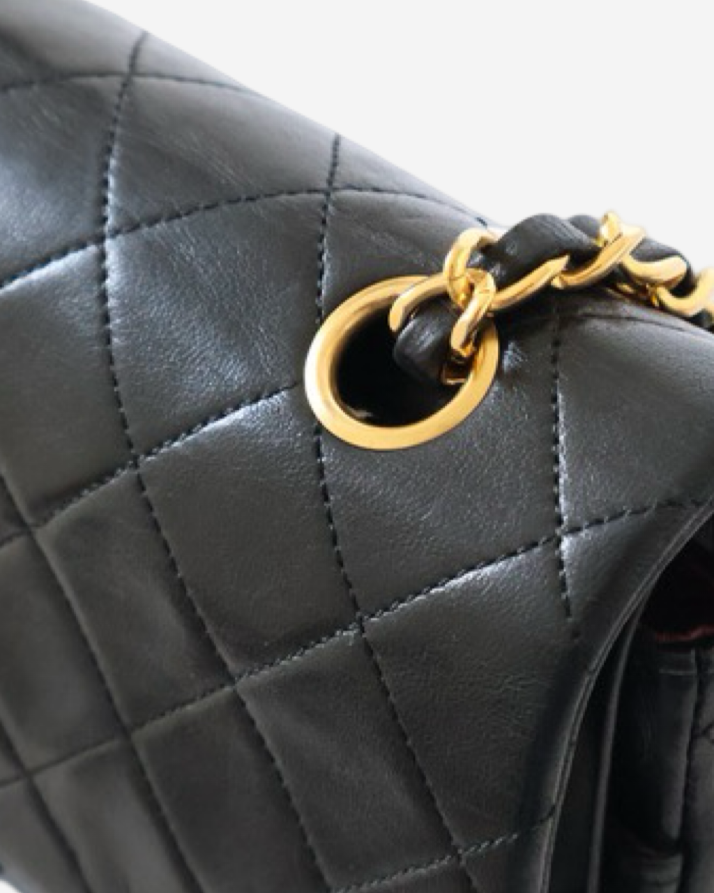 Bolsa Chanel Vintage Classic Double Flap 25cm 1989-1991