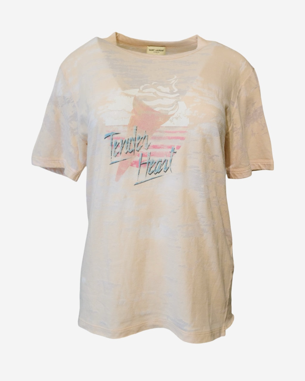 T-Shirt Saint Laurent Heart XS