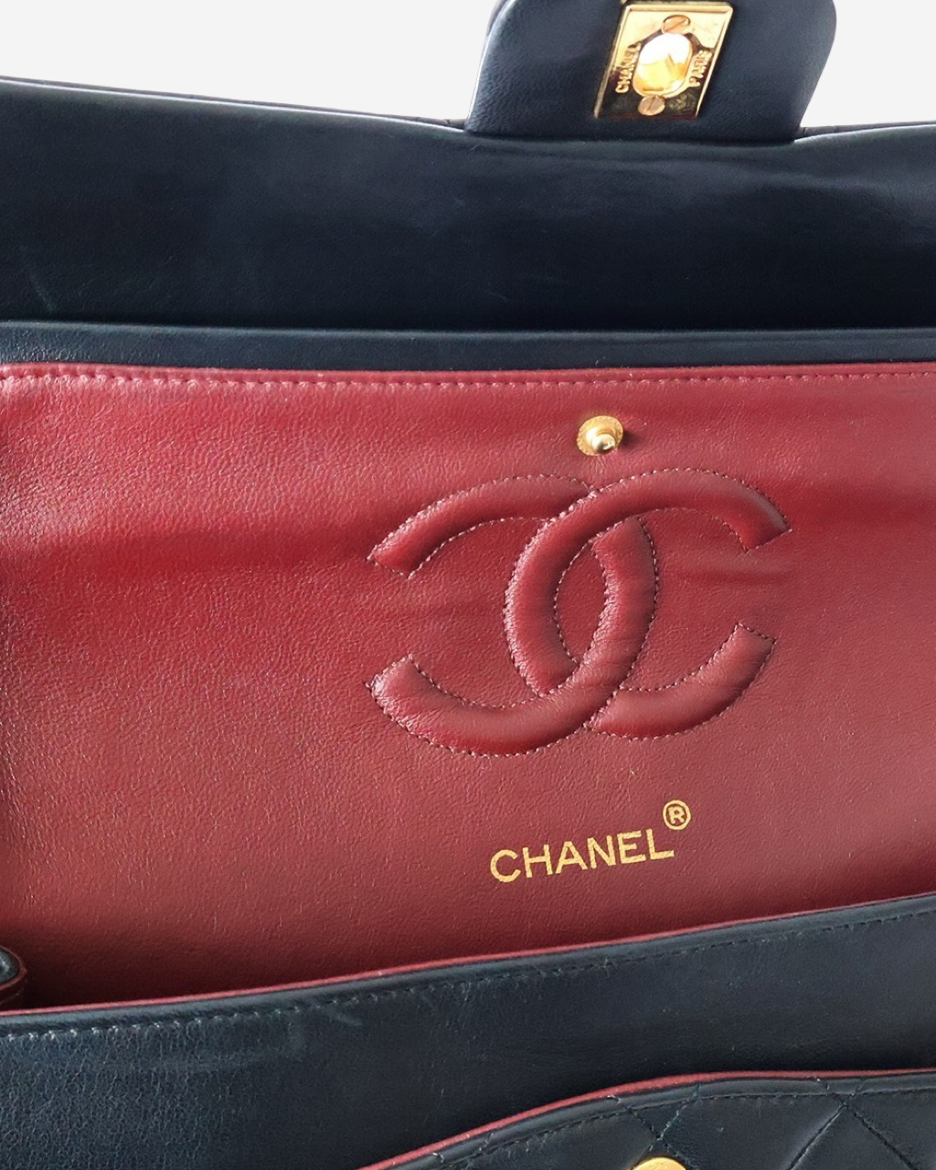 Bolsa Chanel Classic Double Flap 1989-1991