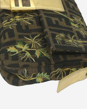 Vintage Embroidered Fendi Baguette Bag
