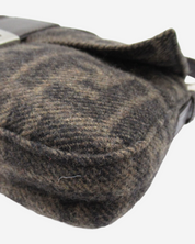 Fendi Baguette Zucca Wool Bag