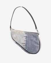 Dior Vintage Saddle Denim Bag