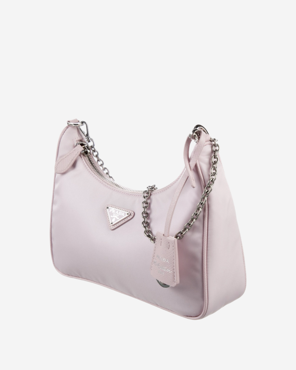 Street Style Pink Prada Nylon Handbags Prada Re-edition 2005