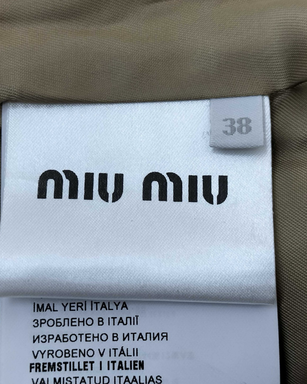 Chamarra Miu Miu PVC