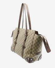 Bolsa Gucci x Globe Trotter GG Supreme Tote