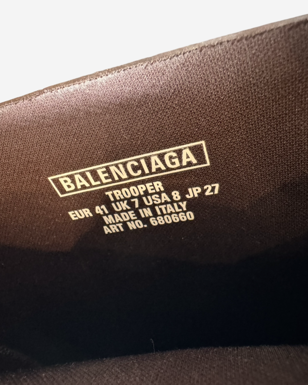 Botas Balenciaga Trooper 41
