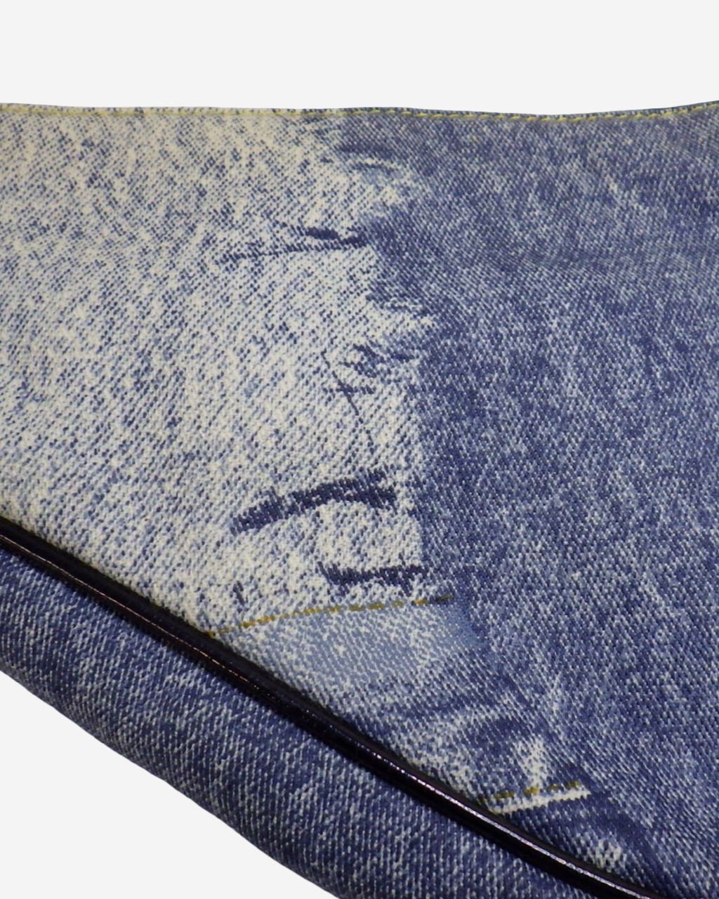 Dior Vintage Saddle Denim Bag