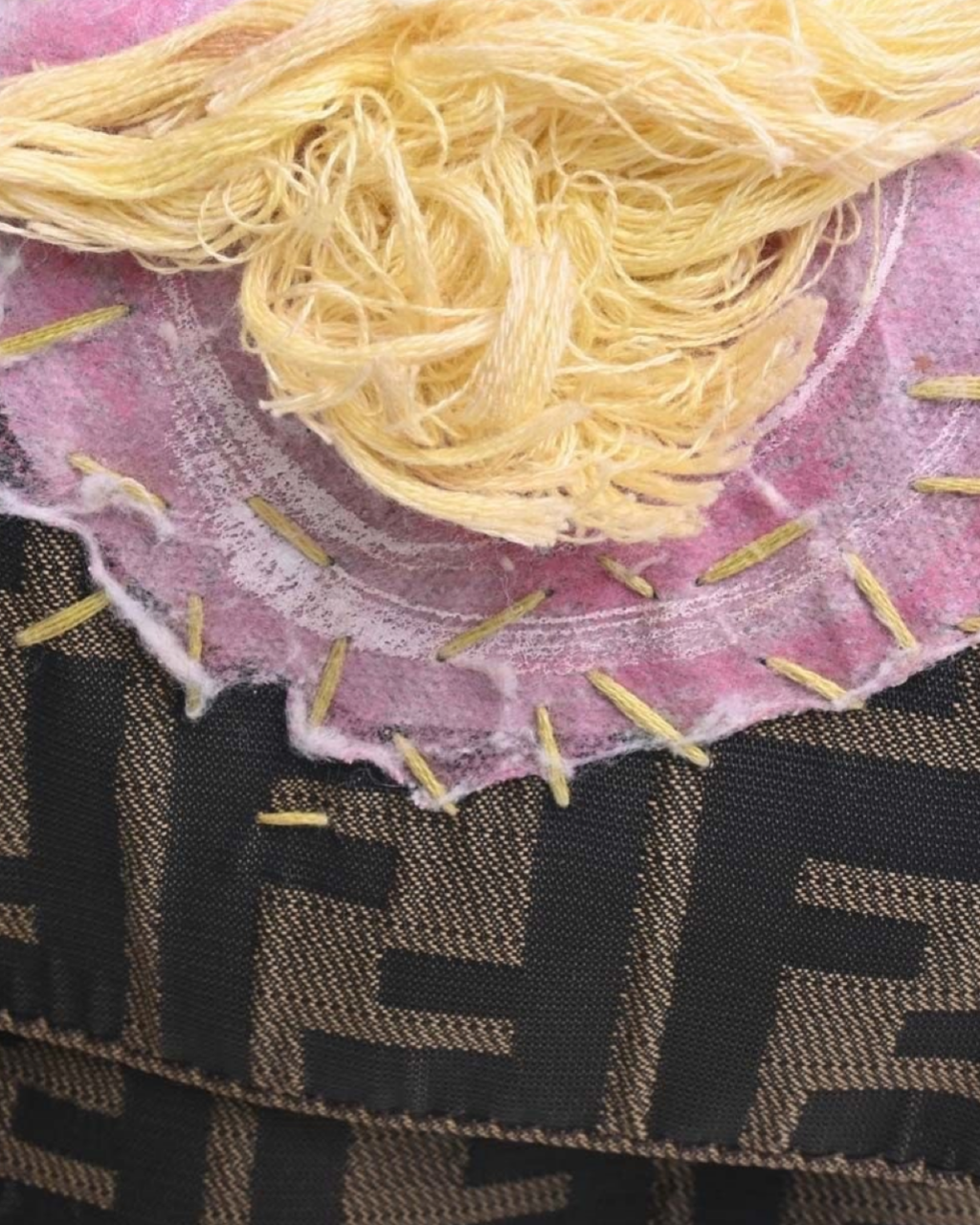 Fendi Baguette Zucca Embroidered Bag