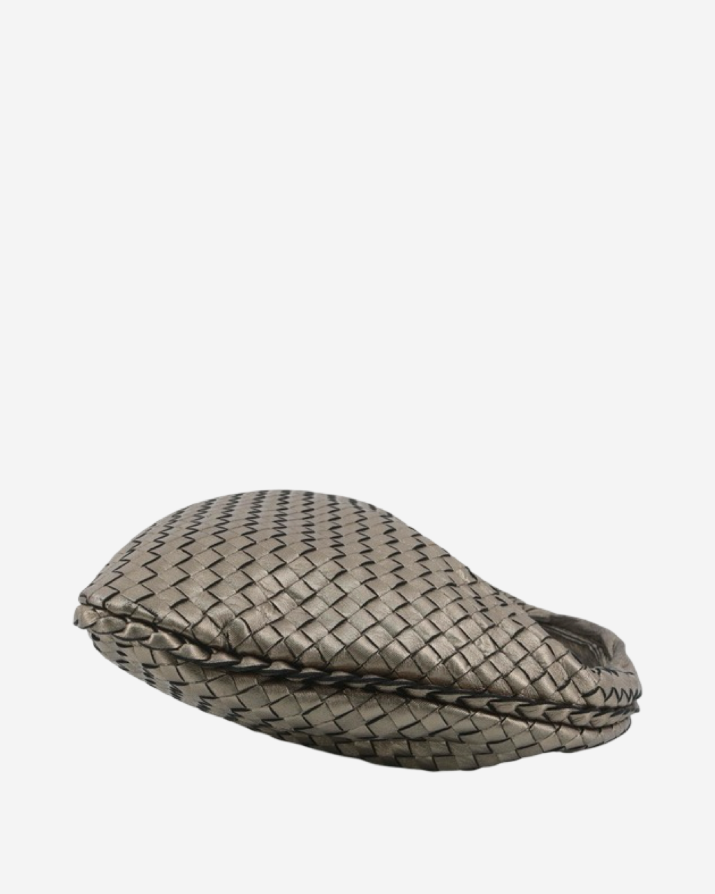 Bolsa Bottega Veneta Hobo Intrecciato Metálica