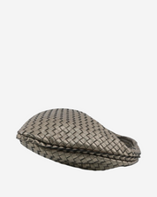 Bolsa Bottega Veneta Hobo Intrecciato Metálica