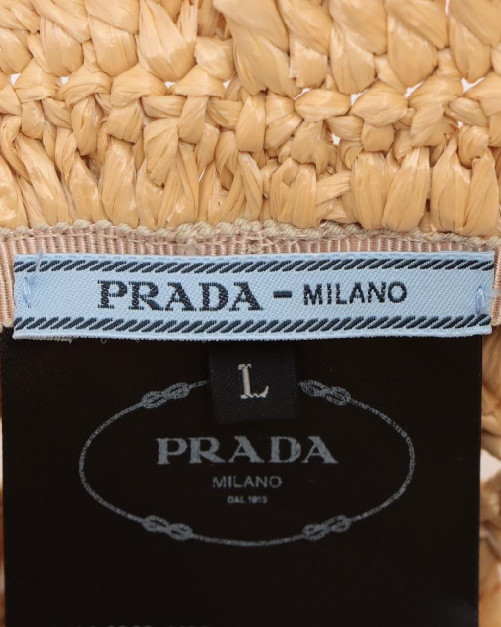 Cappelli Rafia Prada Bucket Hat Prada Rafia – Irene Buffa