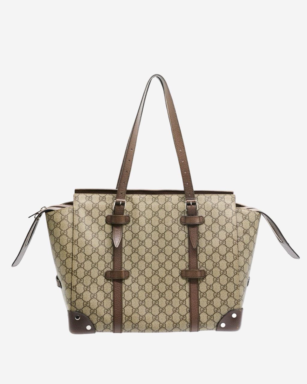 Bolsa Gucci x Globe Trotter GG Supreme Tote