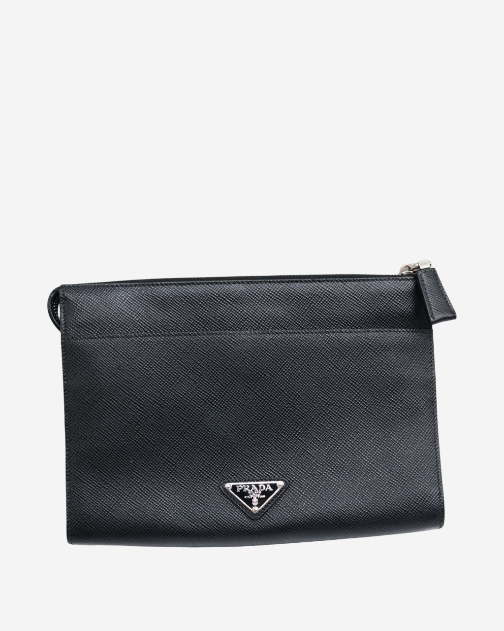 Prada Saffiano Triangle Pouch