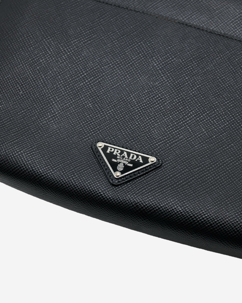 Prada Saffiano Triangle Pouch