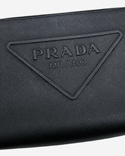 Prada Saffiano Triangle Pouch