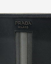 Prada Saffiano Wristlet Bag