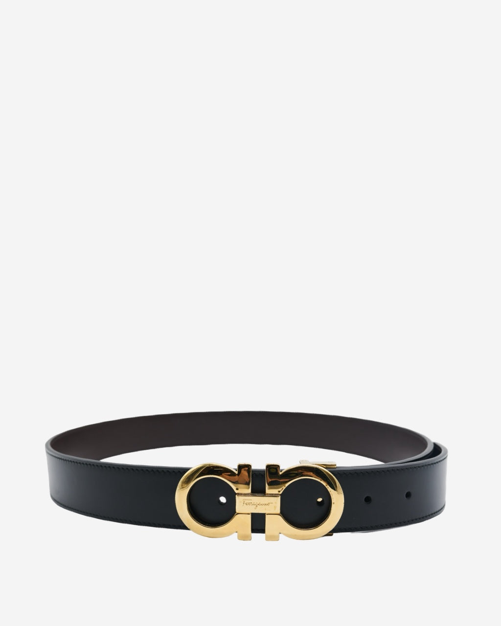 Salvatore Ferragamo Gancini Reversible Belt