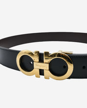 Salvatore Ferragamo Gancini Reversible Belt