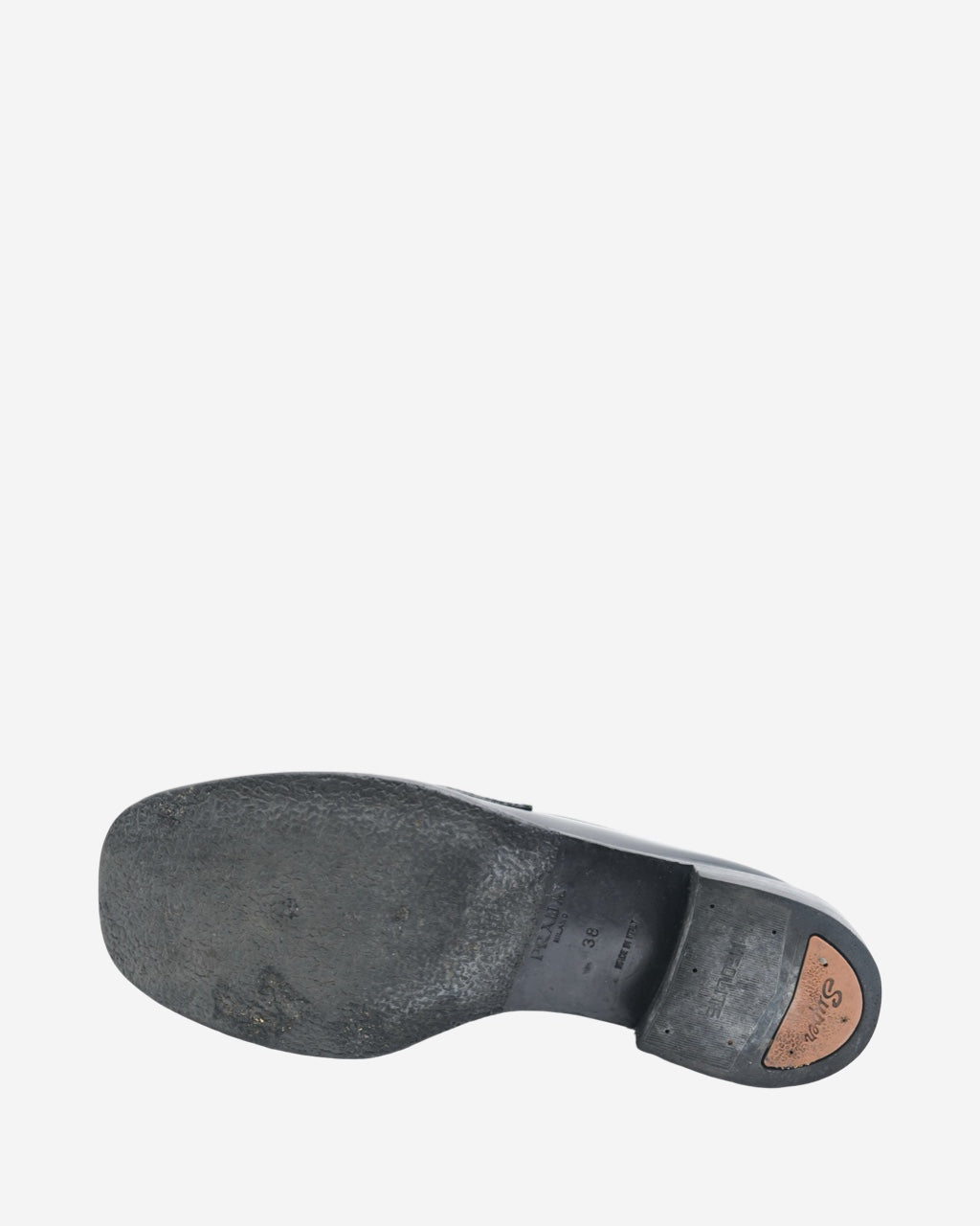 Prada Monolith Loafers 38