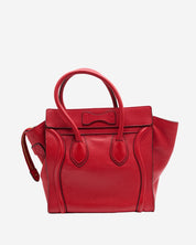 Bolso Celine Luggage Rojo