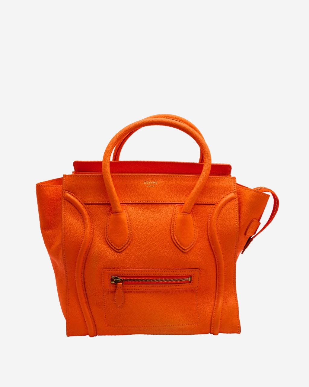 Celine Luggage Orange Bag