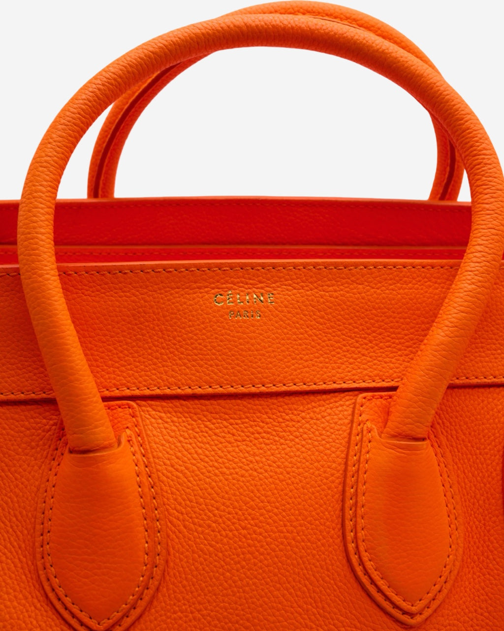 Celine Luggage Orange Bag