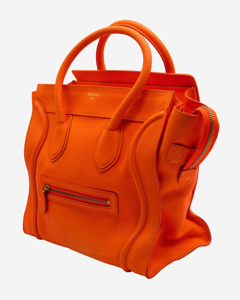 Celine Luggage Orange Bag