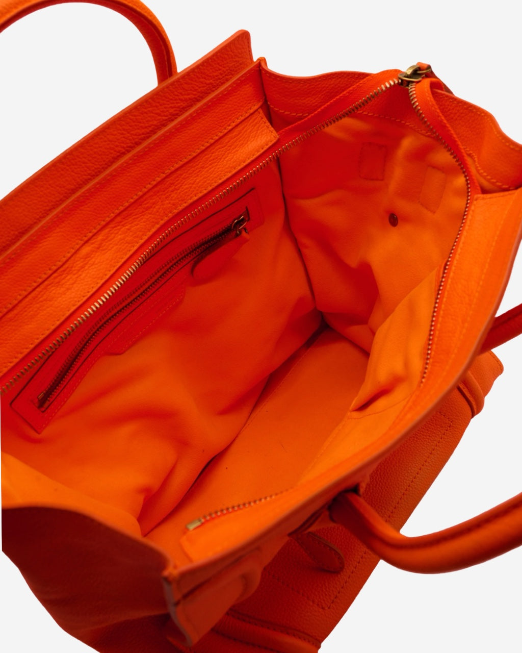 Celine Luggage Orange Bag