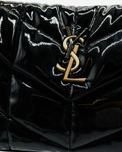 Saint Laurent Lou Lou Puffer Patent Leather Bag