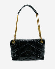 Saint Laurent Lou Lou Puffer Patent Leather Bag