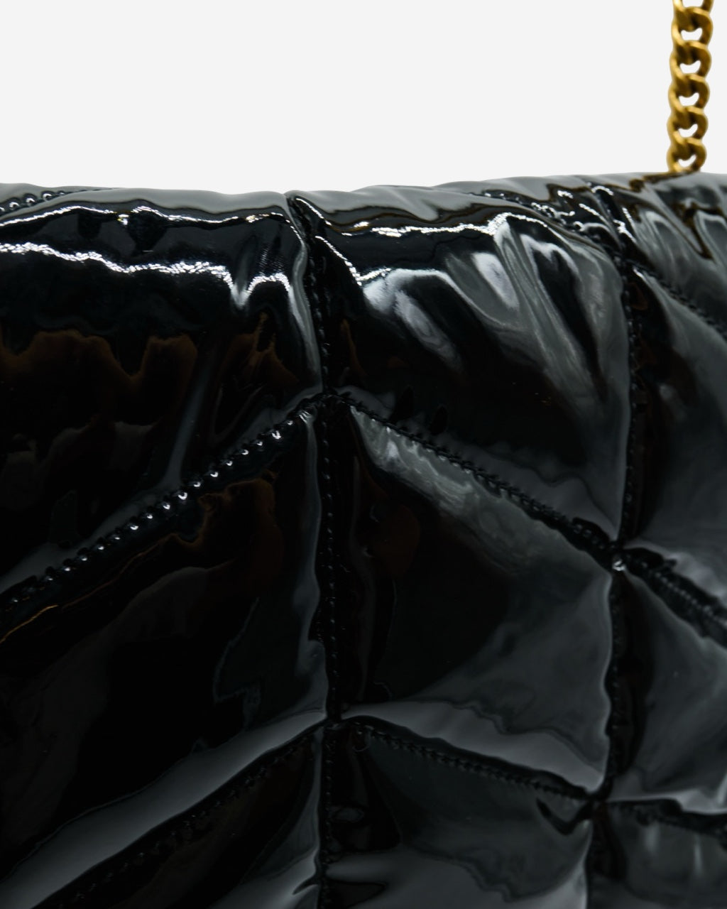 Saint Laurent Lou Lou Puffer Patent Leather Bag