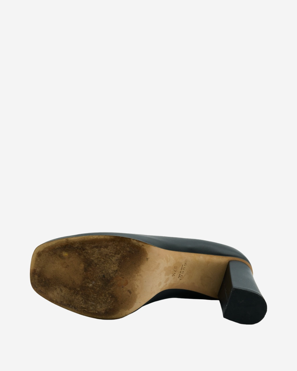 Tacones Gucci Horsebit negros 37.5