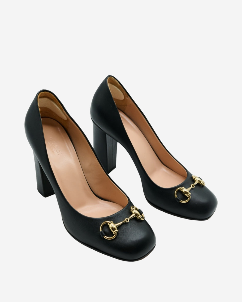 Tacones Gucci Horsebit negros 37.5
