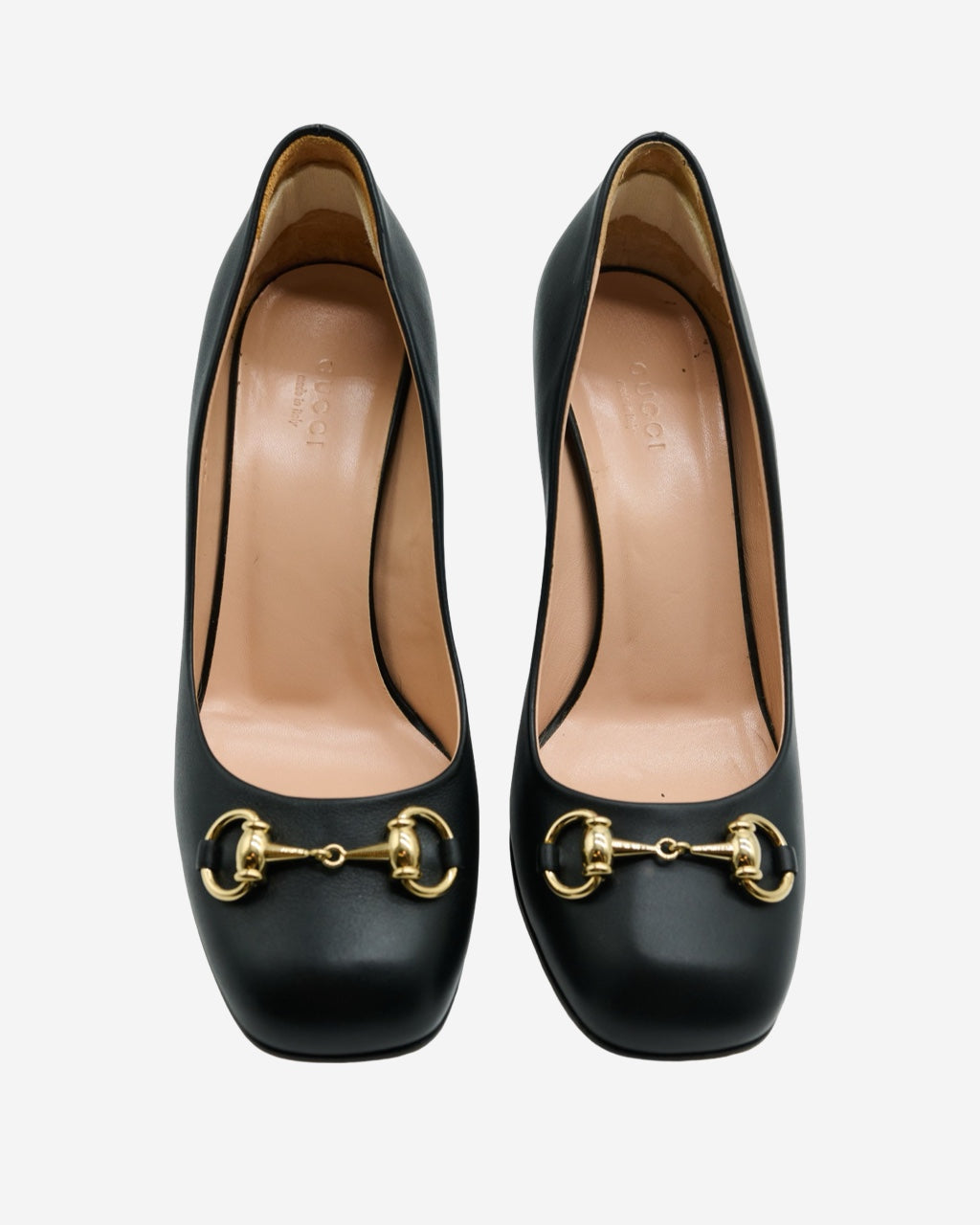 Tacones Gucci Horsebit negros 37.5