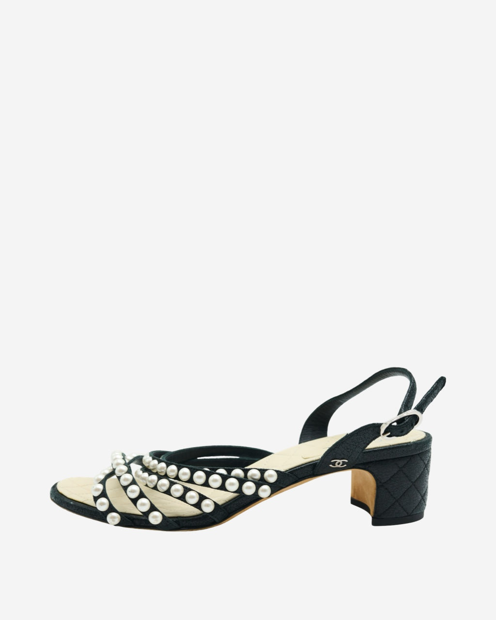 Sandalias Chanel Perlas 40