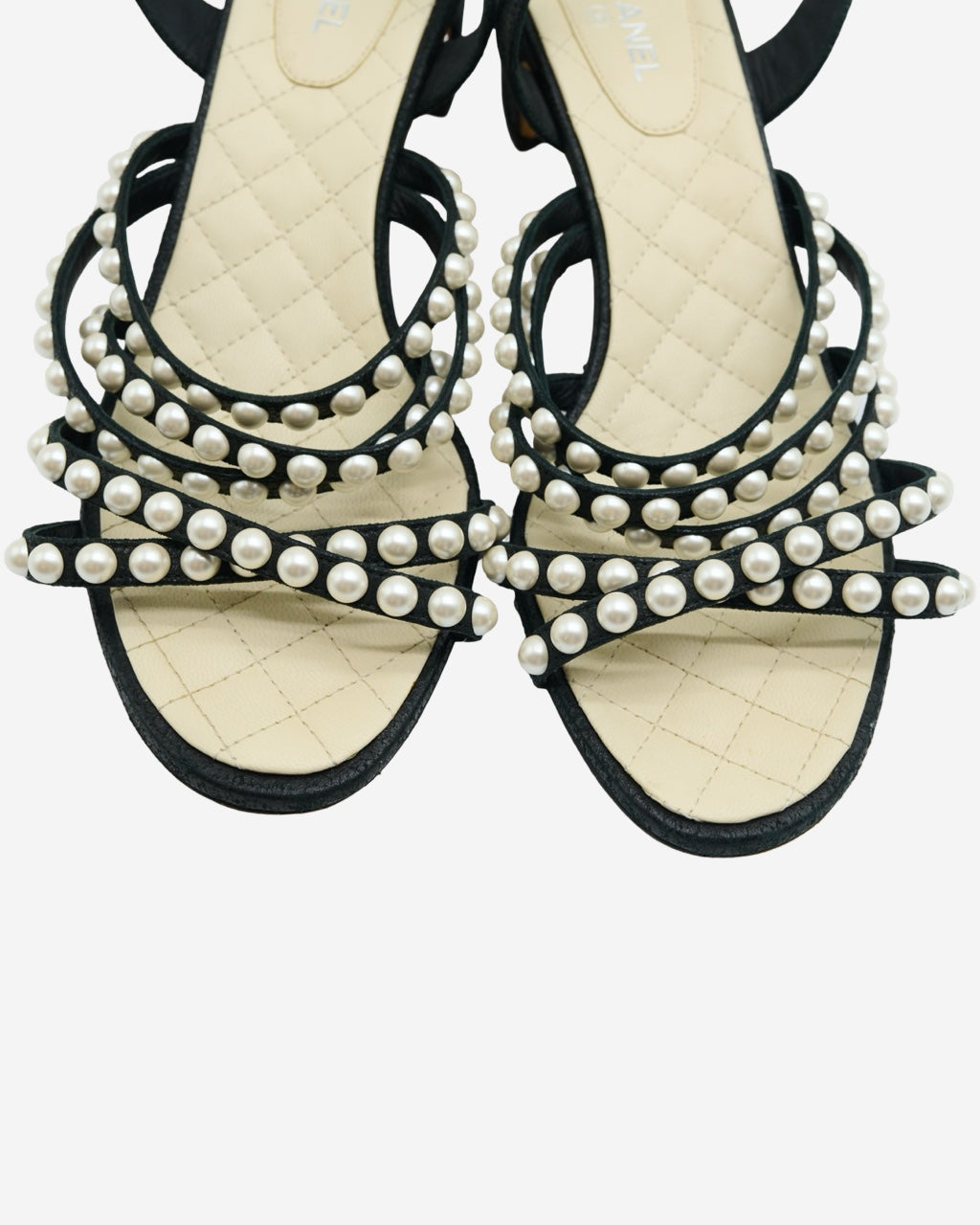 Sandalias Chanel Perlas 40