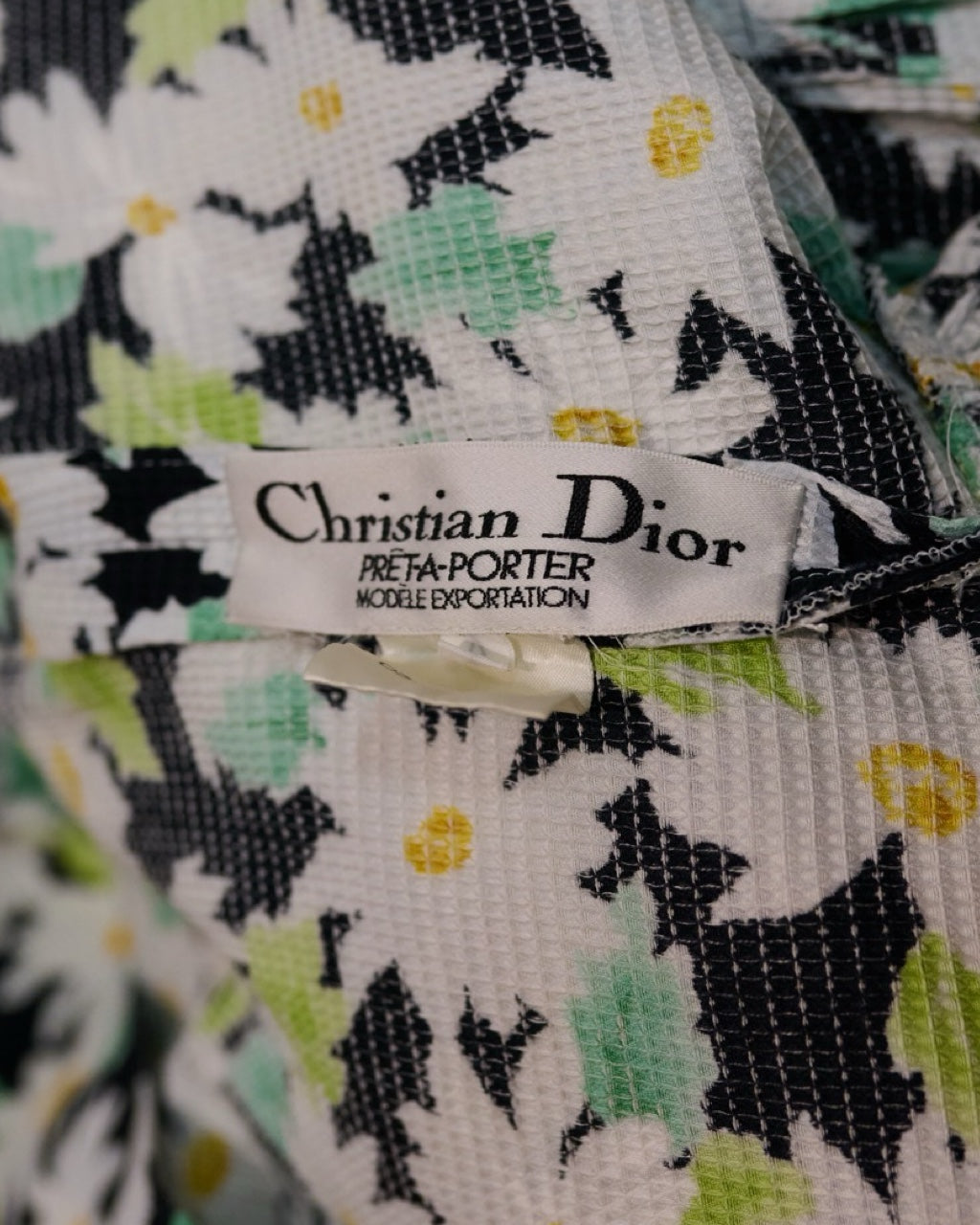 Vestido Dior Estampado Floral 9