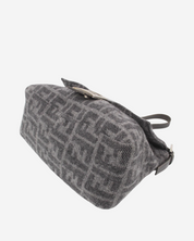 Fendi Zucca Mamma Baguette Wool Bag