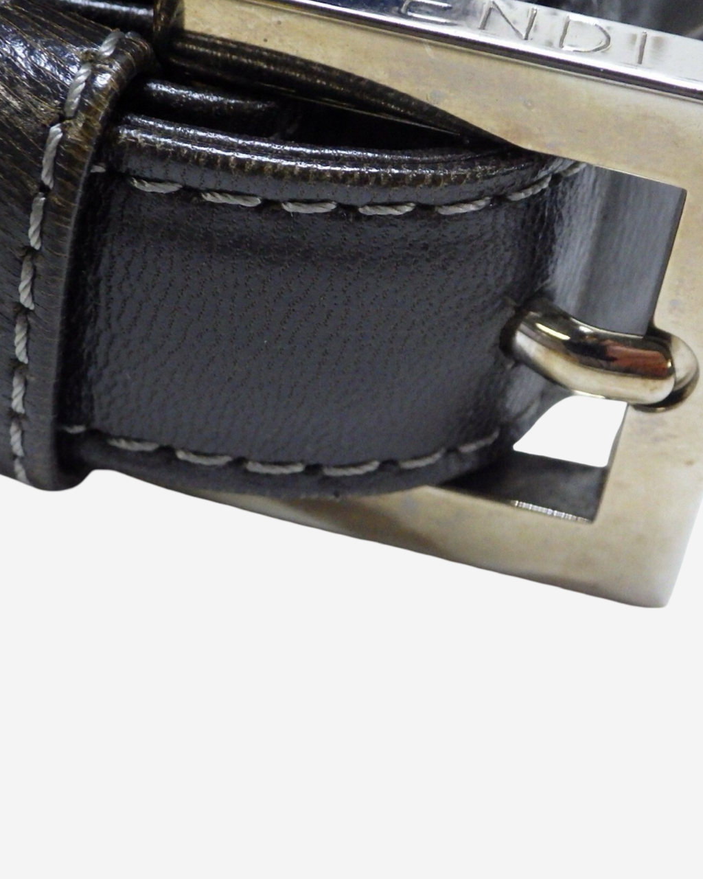 Fendi Zucca Mamma Baguette Wool Bag