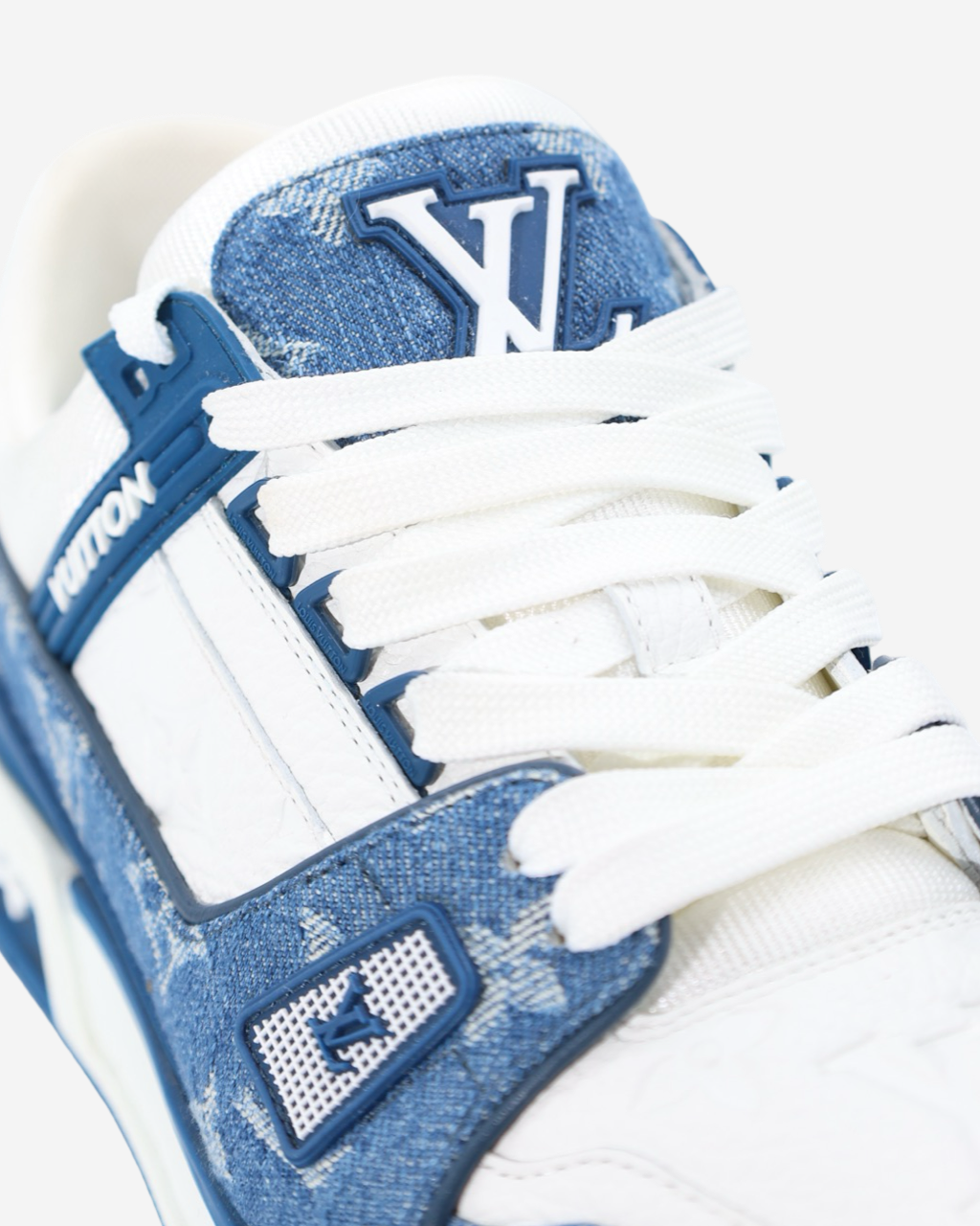 Louis Vuitton Denim Monogram 38.5 IT Tennis