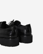 Prada Oxford Patent Leather Shoes, Size 37