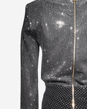 Balmain Rhinestones Dress 38 FR