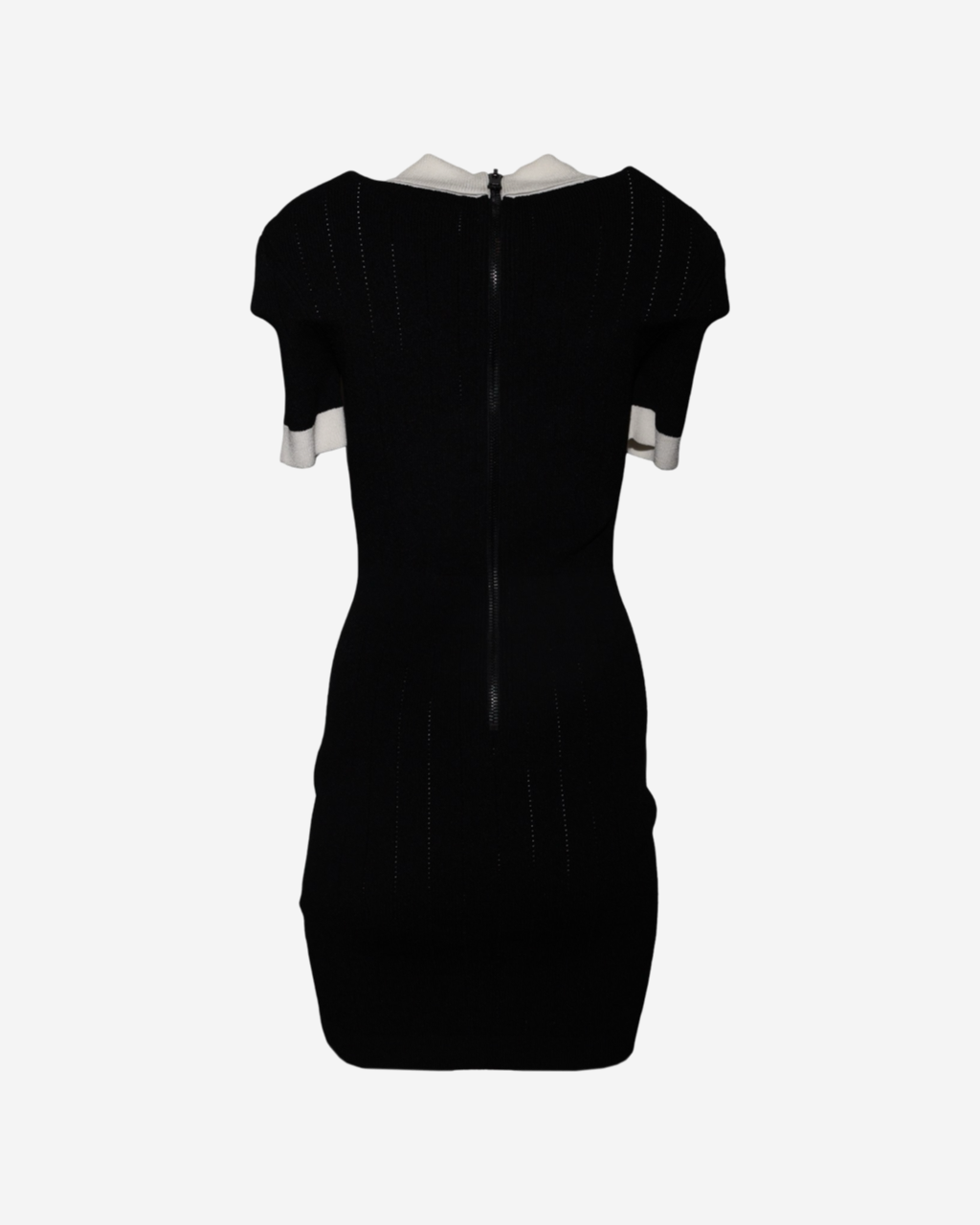 Balmain Knit Mini Polo Dress Size 38 FR