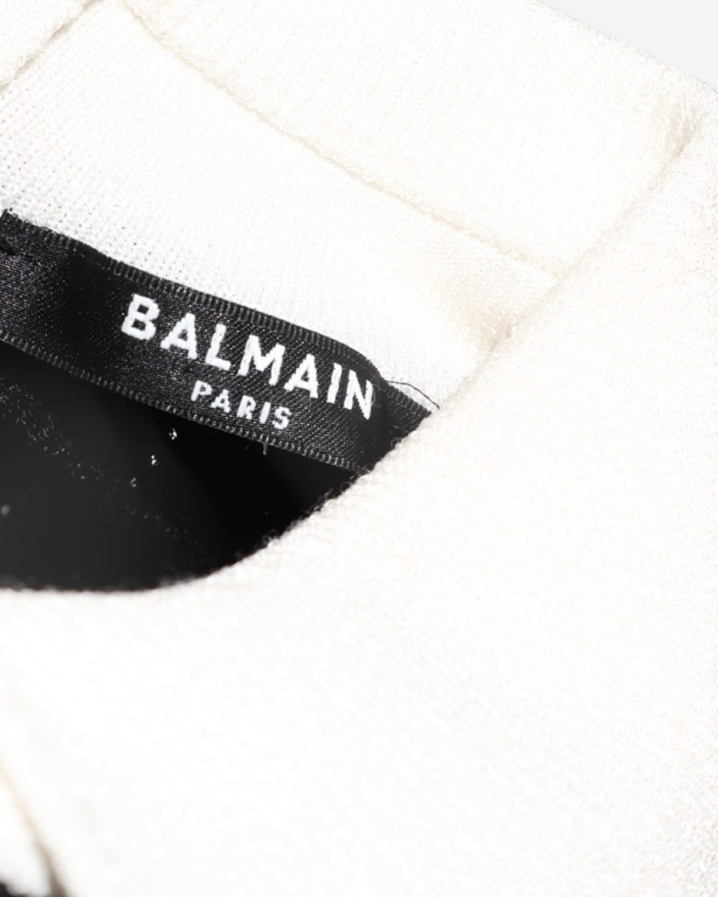 Balmain Knit Mini Polo Dress Size 38 FR