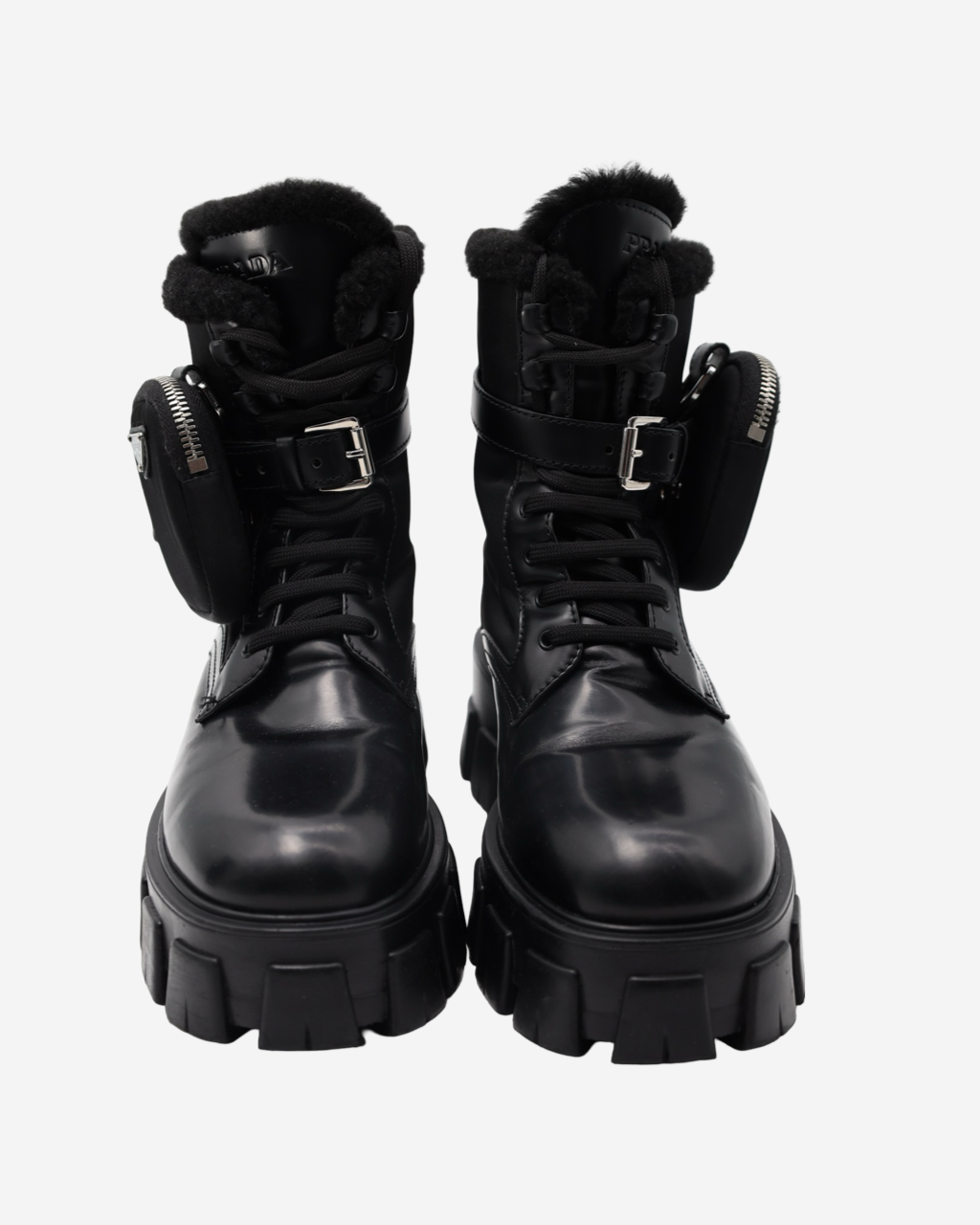 Prada Monolith Boots, 37.5